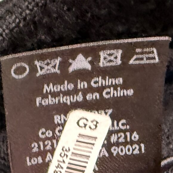 Co | Black Knit Drawstring Wide Leg High Waisted Pant L - Picture 9 of 10